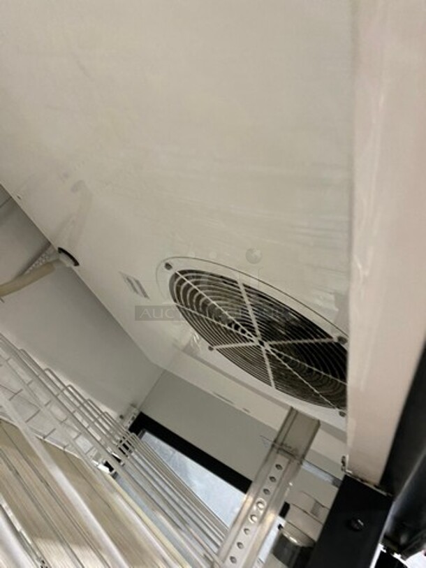 NICE! True Commercial 2 Door Reach In Cooler Merchandiser! With View Through Doors And Sides! With Poly Beverage Racks! Model: GEM49 SN: 14438952 115V 60HZ 1 Phase - Image 7 of 10