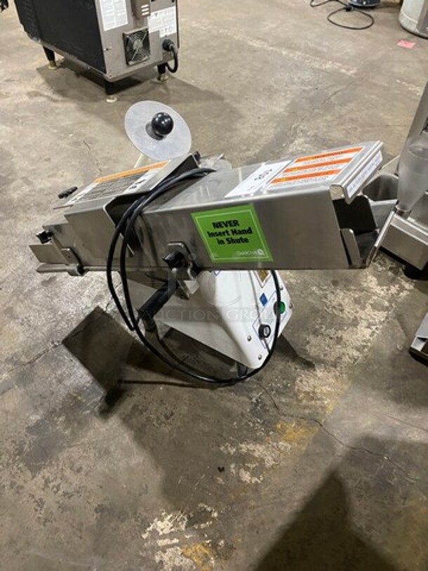 Oliver Commercial Countertop Bun/Bagel Cutter! Stainless Steel! On Small Legs! Model: 723 SN: 202447 115V 60HZ 1 Phase - Image 3 of 9