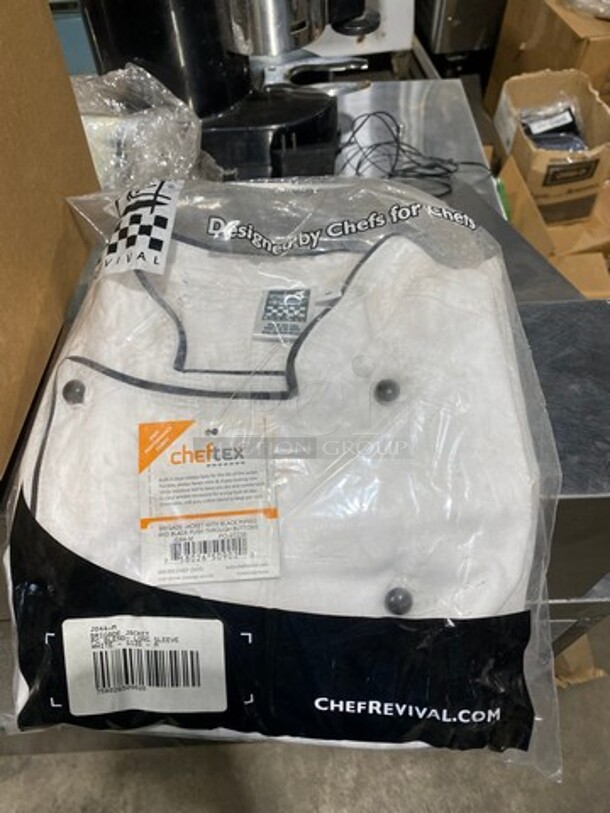 NEW! Chef Revival Long Sleeve Chef's Jacket! 12x Your Bid! - Image 2 of 2