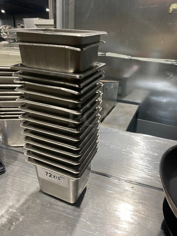 Commercial Steam Table/ Prep Table Food Pans! All Stainless Steel! 15x Your Bid! - Image 2 of 11