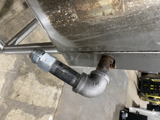 All Stainless Steel Commercial Heavy Duty Natural Gas Powered Radiant Char Broiler Grill!  On Casters! Working When Removed! - Image 6 of 6