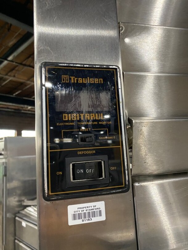 Traulsen Stainless Steel Two Door Reach In Freezer! On Commercial Casters!  Working When Removed! MODEL ALT232WUT SN:227187 208-115V 1PH - Image 7 of 8