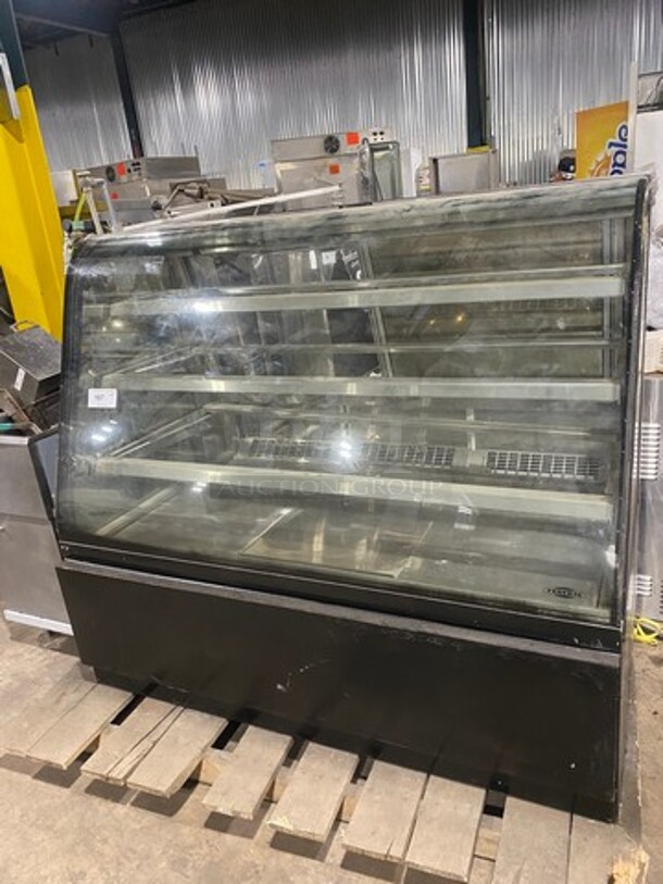 Federal Commercial Refrigerated Deli/Bakery Display Case! With Slanted Front Glass! With Sliding Glass Rear Access Doors! - Image 1 of 6