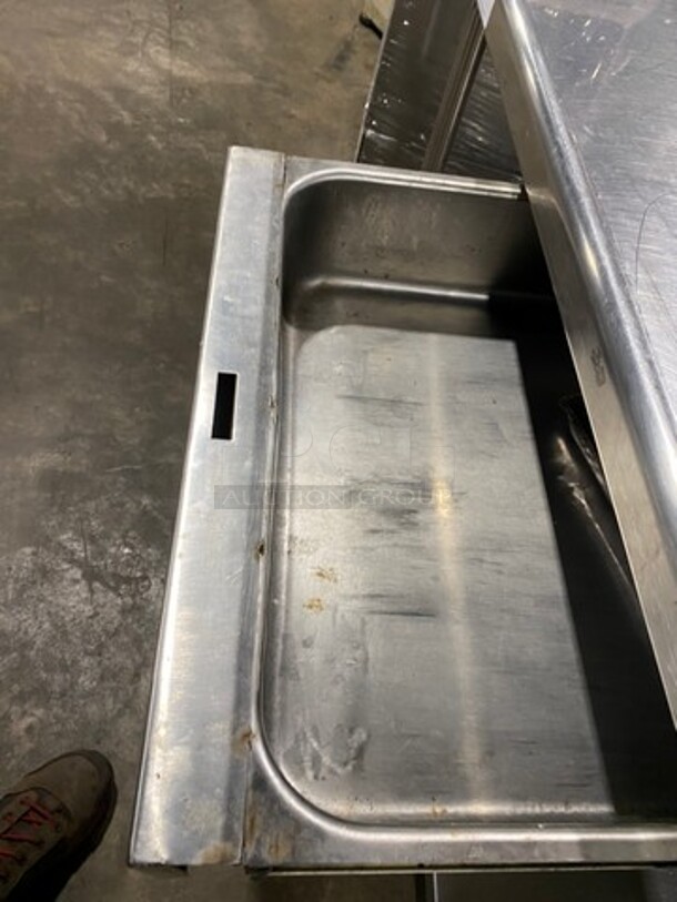 Solid Stainless Steel Work Top/ Prep Table! With Storage Space Underneath! On Legs! - Image 7 of 8
