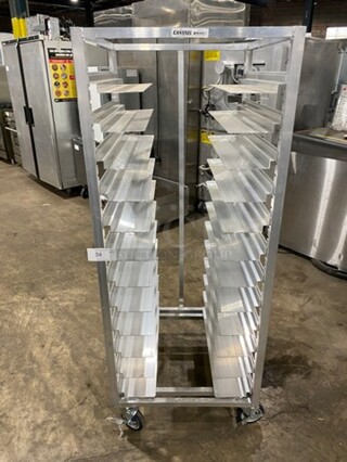 NEW! Channel Metal Commercial Pan Transport Rack! On Casters! Model: AUR12