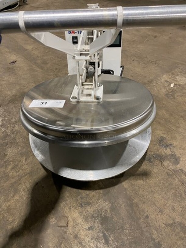 DoughXPress Commercial Countertop Electric Powered Pizza Dough Press! Model: DM18 SN: 8613827 120V 60HZ 1 Phase - Image 8 of 12