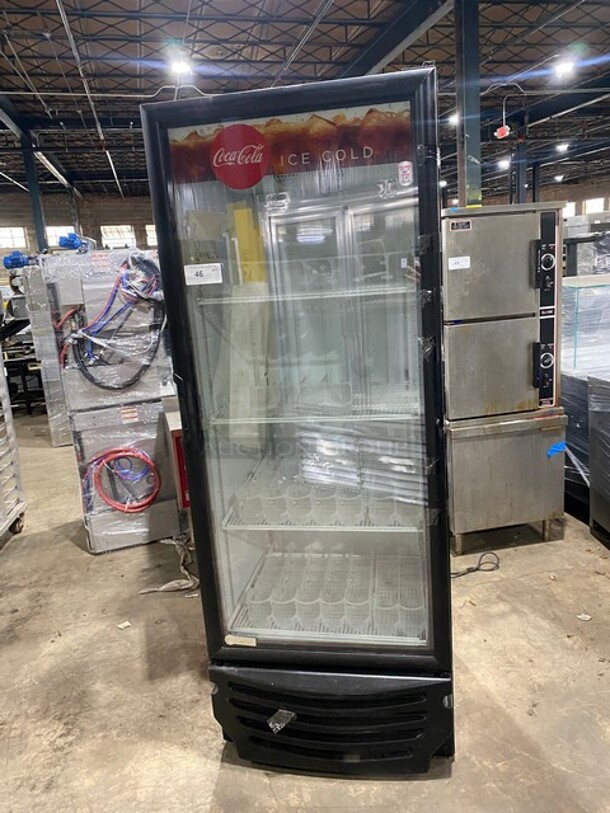 Imbera Commercial Single Door Reach In Refrigerator Merchandiser! With Poly Coated Racks! Model G319C02 Serial 111150711390! 115V 1Phase!  - Image 1 of 8