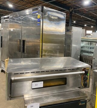 Equipex Commercial Countertop Electric Powered Pizza/ Snack Oven! Model: PZ430D SN: FJ412007 208/240V 60HZ 1 Phase