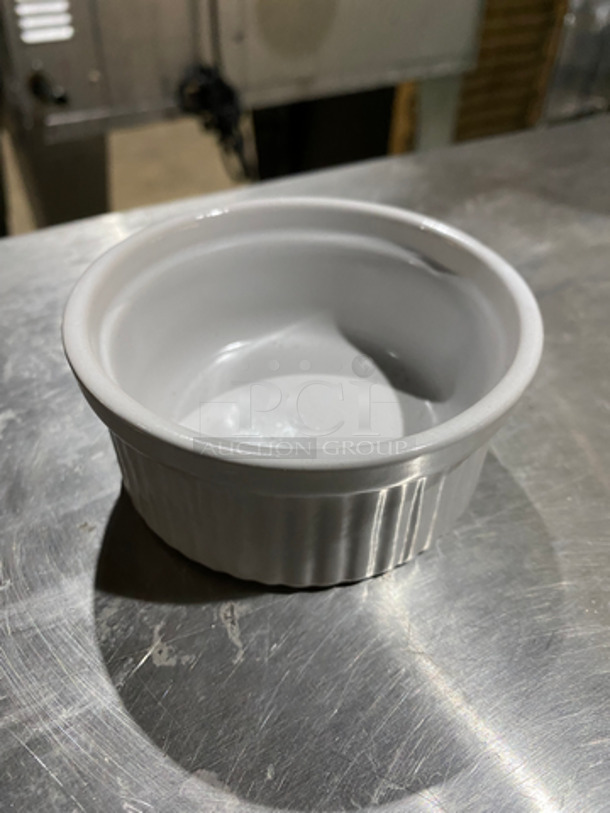 ALL ONE MONEY! White Ceramic Ramekin Dish! - Image 3 of 6