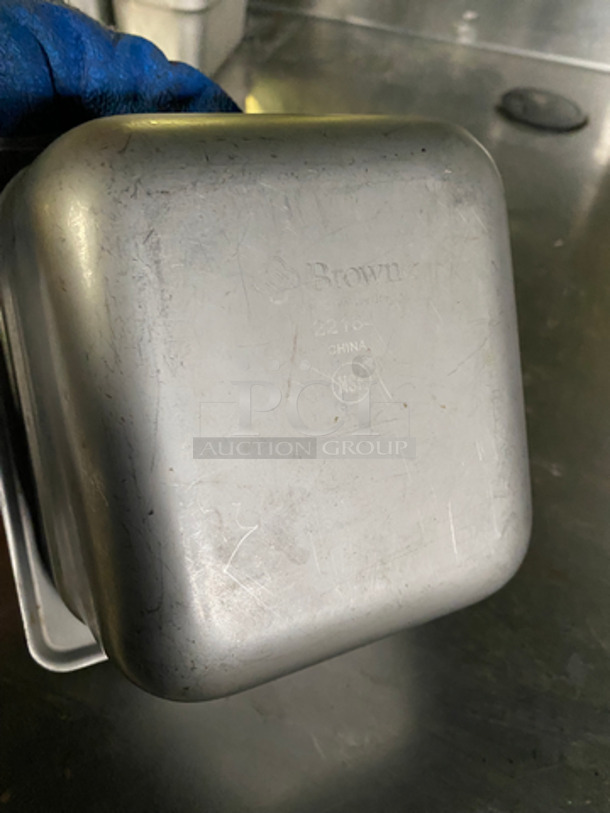 Browne Steam Table/ Prep Table Pans! All Stainless Steel! 10x Your Bid! - Image 5 of 6