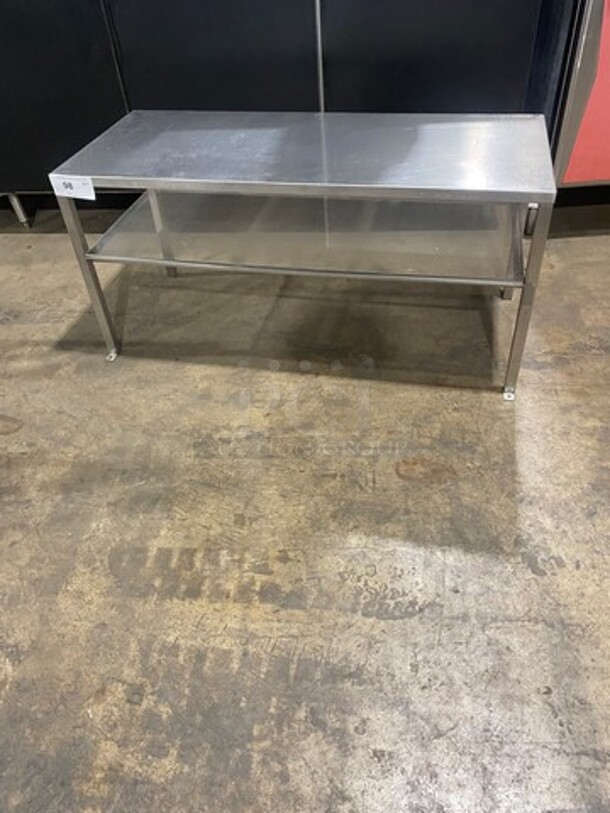 Solid Stainless Steel Commercial Display Showcase Shelf!