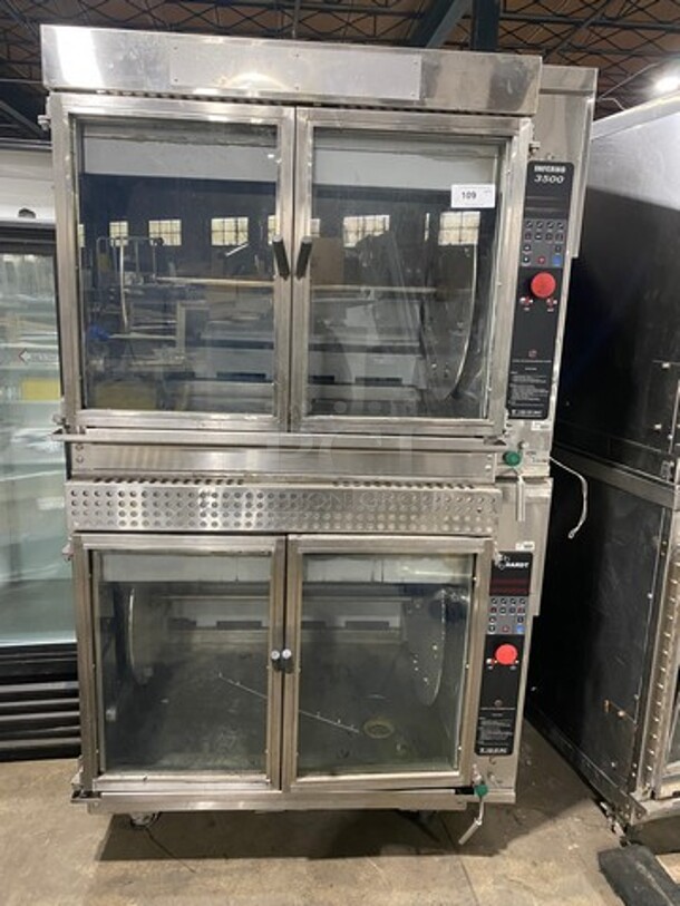 Hardt Commercial Natural Gas Powered Rotisserie Machine! With View Through Front Access Door! All Stainless Steel! Model: INFERNO3500 SN: 100935HFD11174 - Image 1 of 12