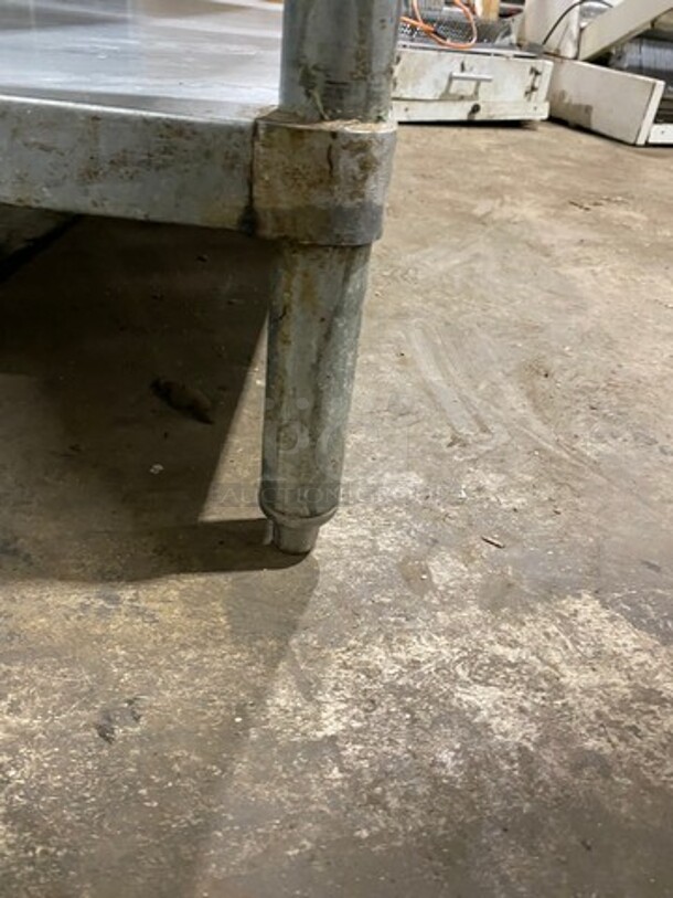 Commercial Worktop/ Prep Top Table! With Storage Area Underneath! Solid Stainless Steel! On Legs! - Image 7 of 8