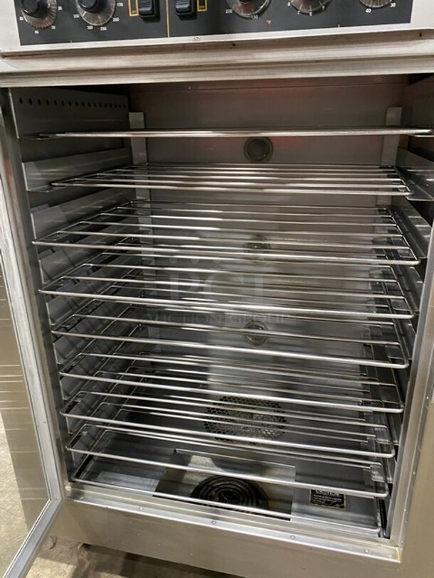 Nuvu Commercial Baking Center Oven Proofer Combo! With Metal Oven Racks! Stainless Steel! On Casters! Model: SUB123 SN: 00375647120400010001 208V 60HZ 3 Phase - Image 7 of 10