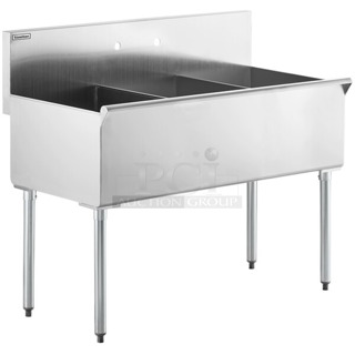 BRAND NEW SCRATCH AND DENT! Steelton 522US31621 Stainless Steel 3 Bay Sink. Bay 16x14