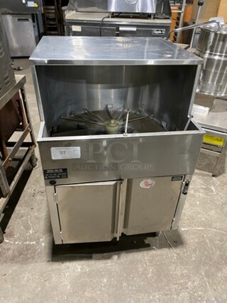 CMA Commercial Glass Washer! All Stainless Steel! On Legs! Model: GW-100 120V 60HZ 1 Phase