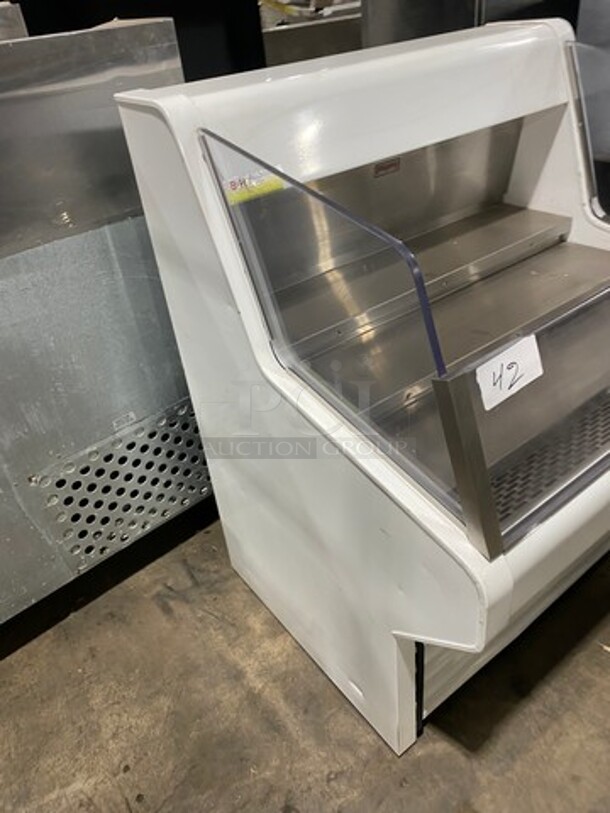 NICE! True Commercial Refrigerated Open Grab-N-Go Case Merchandiser! With Clear Poly Font And Sides! Stainless Steel Body! Model: THAC36 SN: 8789096 115V 60HZ 1 Phase - Image 3 of 7