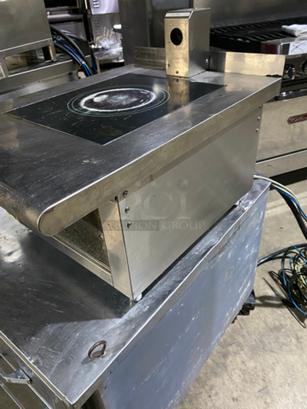 Oishii Commercial Countertop Single Burner Electromagnetic Cooking Range! All Stainless Steel! On Small Legs! Model: PHI500SV2 SN: X4053900 220V 60HZ 3 Phase - Image 3 of 9
