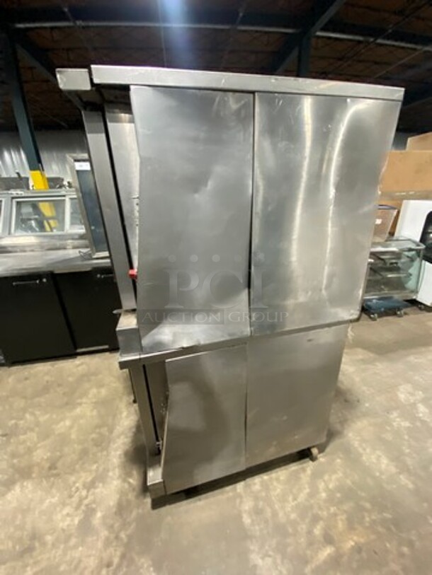 Garland Commercial Gas Powered Double Deck Convection Oven! With View Through Doors! Metal Oven Racks! All Stainless Steel! On Casters! 2x Your Bid Makes One Unit! - Image 2 of 10