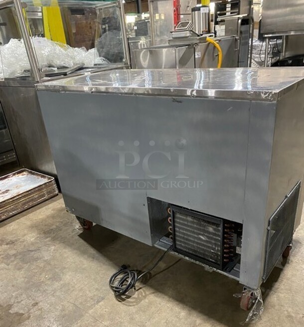 Cool Tech Commercial 2 Door Lowboy/ Worktop Cooler! Stainless Steel! On Casters! - Image 4 of 9