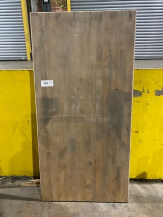 Custom Made Wooden Table! With Wooden Base!