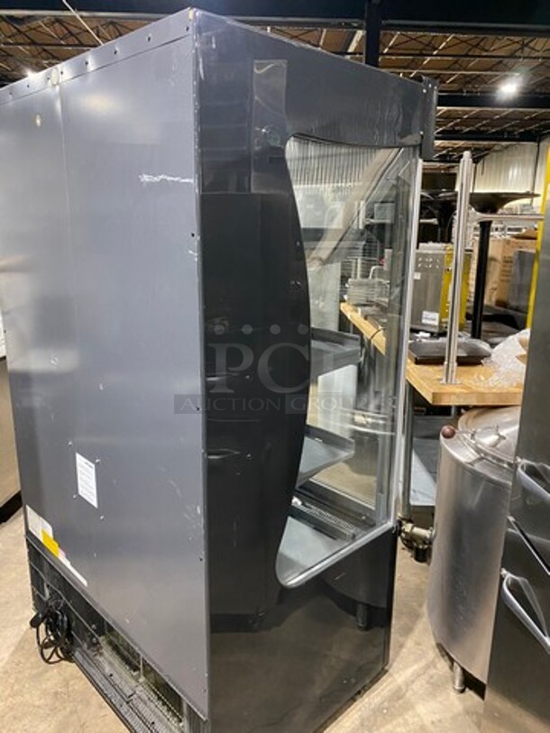 AHT Commercial Refrigerated Open Grab-N-Go Display Case! Neon Interior Lighting! WORKING WHEN REMOVED! Model: ACXLULLED SN: 29792000025561 208/230V 60HZ 1 Phase - Image 4 of 8