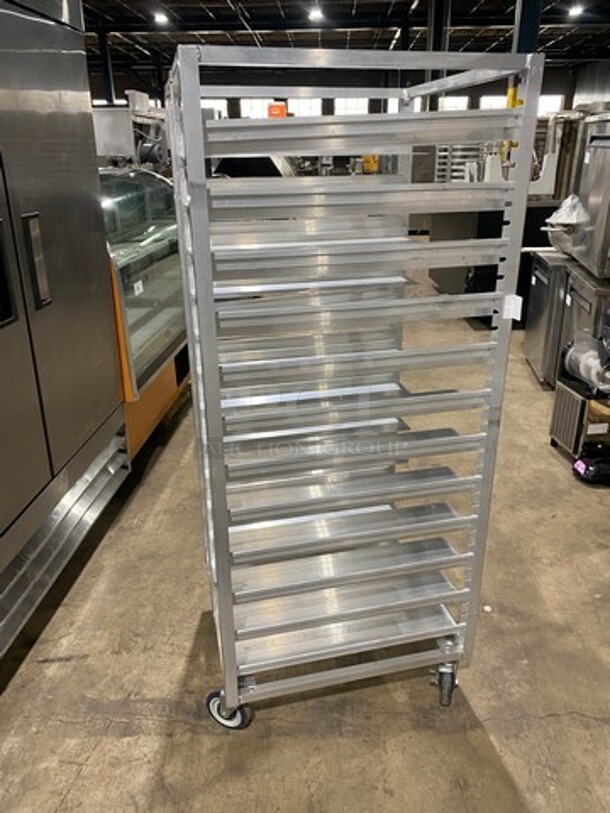 Channel Metal Commercial Pan Transport Rack! On Casters! Model: AUR12 - Image 2 of 5