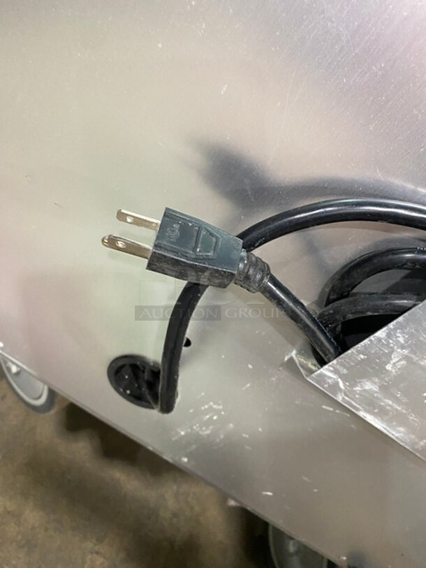 NICE! 2019 Bevles Metal Commercial Single Door Reach In Heated Holding Cabinet on Commercial Casters! All Stainless Steel MODEL HPIC6836 SN:1910013600012 120V  - Image 8 of 8
