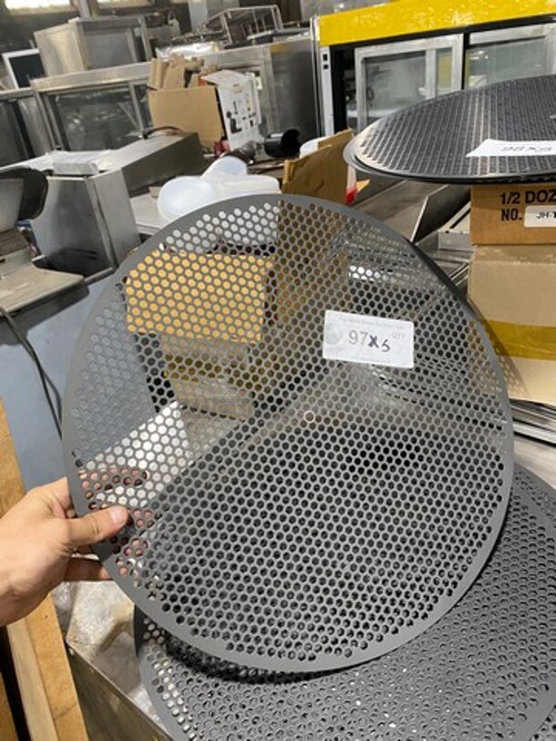 NEW! Round Pizza Mesh Screens! 5x Your Bid! - Image 2 of 2