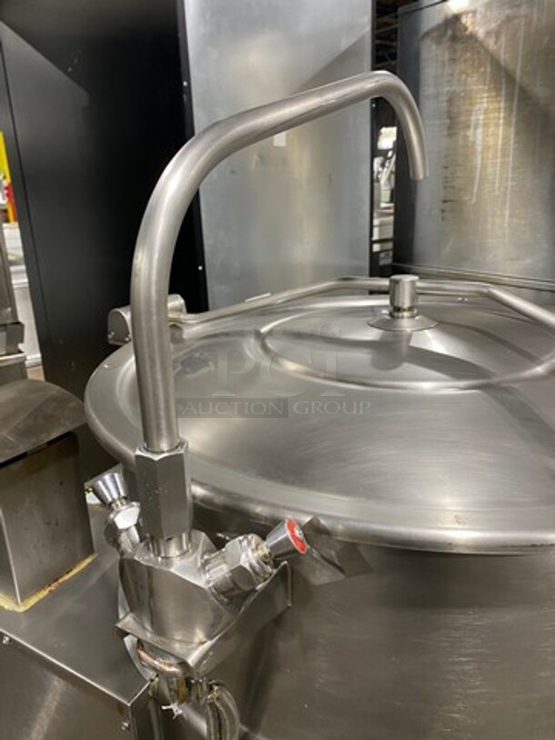 GREAT! Cleveland Range Floor Style Self-Contained Soup Kettle! All Stainless Steel! On Legs! Model: KGL40 SN: WT007907K01! Working When Removed!  - Image 9 of 10