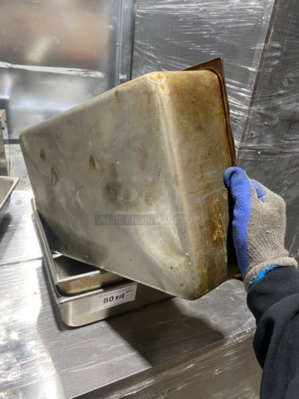 Commercial Steam Table/ Prep Table Food Pans! All Stainless Steel! 4x Your Bid! - Image 8 of 8
