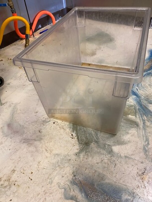 Clear Poly Multi-Purpose Storage Bin! - Image 2 of 5