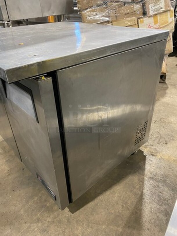 True Commercial 2 Door Lowboy/Worktop Cooler! All Stainless Steel! WORKING WHEN REMOVED! Model: TUC3634 SN: 7054882 115V 60HZ 1 Phase - Image 2 of 7