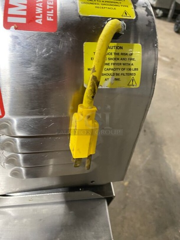 DON'T REGRET IT! NICE, R.F. HUNTER Stainless Steel Commercial Portable Oil Filtration System! MODEL HF80 110-115V/60HZ/ 1 Phase - Image 8 of 8