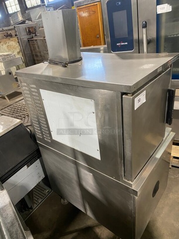 Market Forge Commercial Natural Gas Powered Single Cabinet Steamer! All Stainless Steel! On Legs! Model: ETP5G SN: 7623611CC5517 - Image 3 of 9