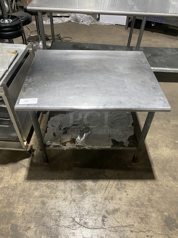 Stainless steel Commercial Work/prep table with Undershelf!  - Image 1 of 5