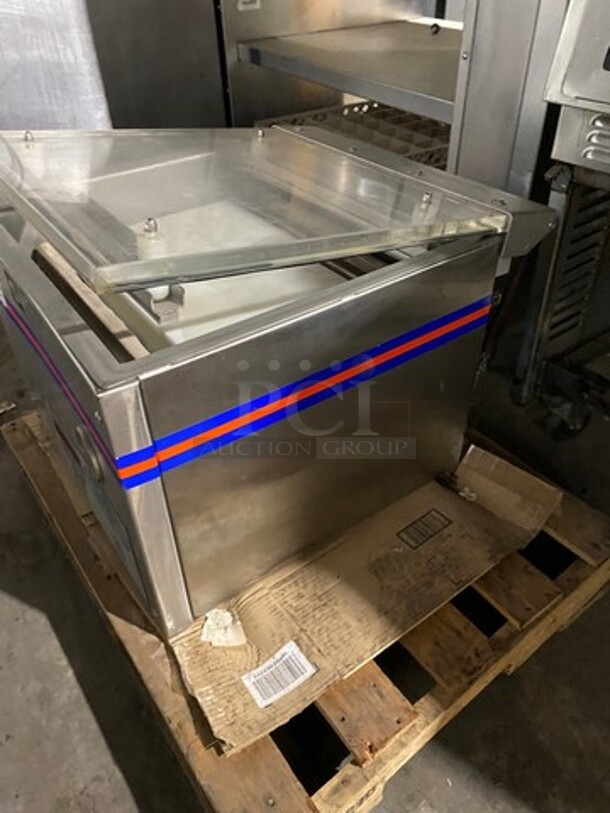 Sipromac Commercial Countertop Vacuum Sealer! Stainless Steel Body! Model: 350 SN: 00846 110V 60HZ 1 Phase - Image 3 of 8