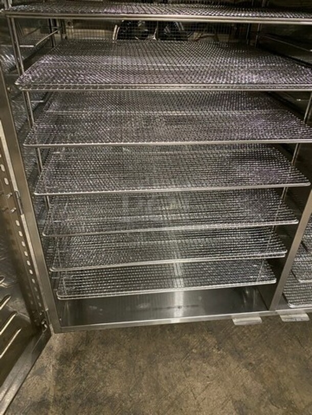 NICE! Bench Food Commercial 2 Door Horizontal Dehydrator! All Stainless Steel! On Casters! Model: 32HCUD SN: 58874556094 220/240V 60HZ 1 Phase - Image 6 of 11