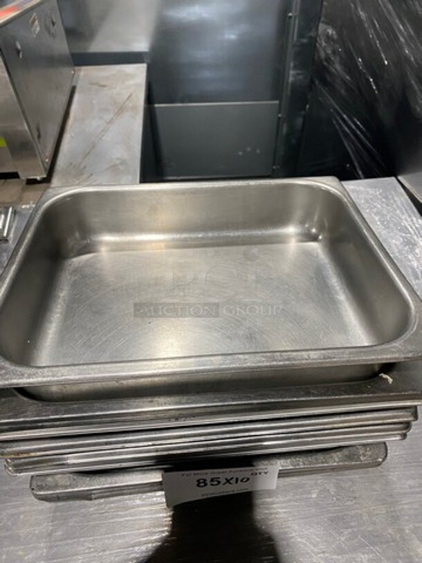 Assorted Size Commercial Steam Table/ Prep Table Food Pans! All Stainless Steel! 10x Your Bid! - Image 3 of 7