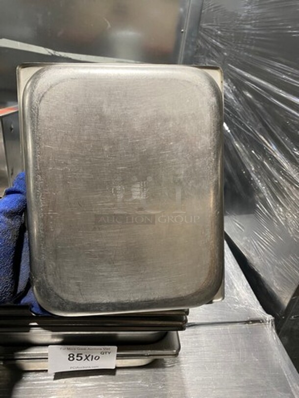 Assorted Size Commercial Steam Table/ Prep Table Food Pans! All Stainless Steel! 10x Your Bid! - Image 6 of 7