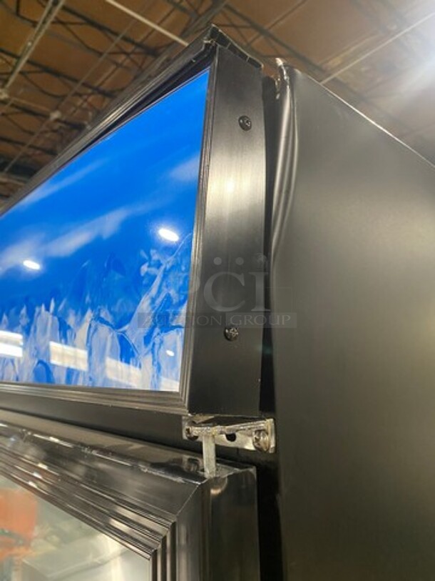 SCRATCH-N-DENT! Avantco Commercial Single Door Reach In Cooler Merchandiser! With View Through Door! Model: 178GDC15HCB SN: 7629310421082430 - Image 8 of 12