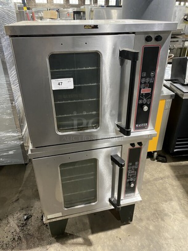 Garland Electric Powered Master 450 Series Double Stacked Half Sized Convection Oven! On Legs! 2 X Your Bid Makes One Unit! 