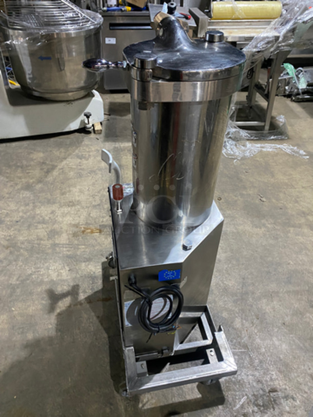 NICE! Commercial Automatic Sausage Stuffer! All Stainless Steel! On Casters! - Image 3 of 9