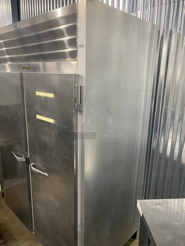 Traulsen Commercial 2 Door Reach In Refrigerator! With Poly Coated Racks! All Stainless Steel! On Casters! Model: G20010 SN: T36622J06! 115V 60HZ 1 Phase! - Image 2 of 9