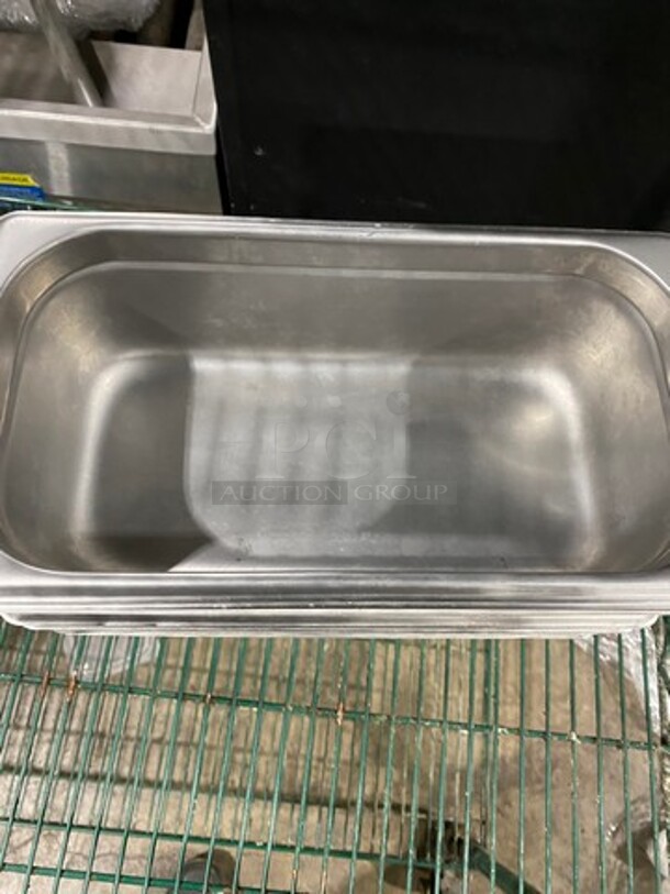 Winco Commercial Steam Table/ Prep Table Food Pans! All Stainless Steel! 7x Your Bid! - Image 3 of 9