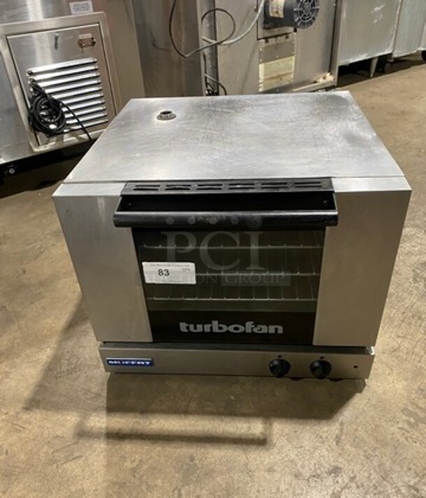 Turbo Fan Moffat Commercial Countertop Electric Powered Convection Oven! With View Through Door! Metal Oven Racks! All Stainless Steel! - Image 1 of 7