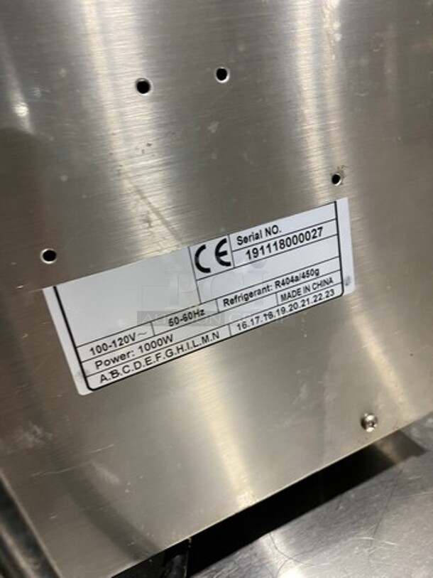 Commercial Countertop 2 Flavor Slushie/ Frozen Beverage Dispenser! Stainless Steel Body! SN: 191118000027 120V - Image 5 of 11