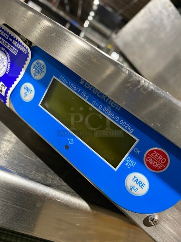 Brecknell Commercial Countertop Digital Weight/Price Scale! Model: 6720U SN: 03153000050 - Image 5 of 6