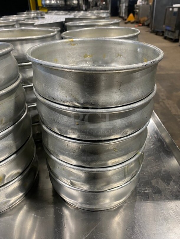 Polished Aluminum Round Dough Pans! 10X Your Bid! - Image 1 of 5