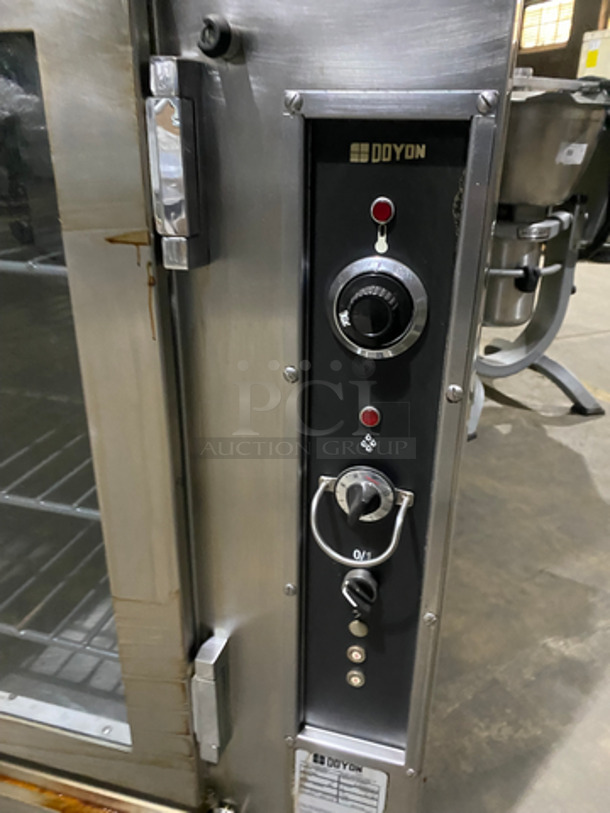 BEAUTIFUL! LATE MODEL! Doyon Baking Equipment Commercial Double Deck Electric Powered Convection/Proofer Oven! With Steam Injection! With View Through Doors! With Metal Oven Racks! All Stainless Steel! On Casters! 2x Your Bid! Model: JAOP6SL SN: 213550001211 208V 60 HZ 3 Phase - Image 8 of 10